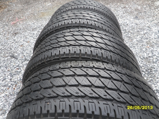 ขายแม็กLENSO 6รู ขอบ18 พร้อมยางNITTO 265/60R18 ยางปี10 สวยๆ 1 ชุด