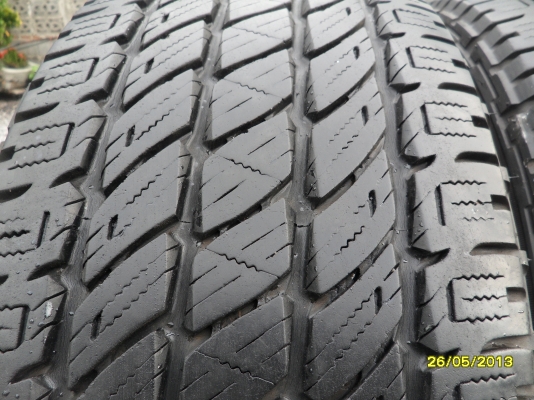 ขายแม็กLENSO 6รู ขอบ18 พร้อมยางNITTO 265/60R18 ยางปี10 สวยๆ 1 ชุด