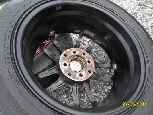 ขายแม็ก 4 รู100 114 ขอบ15 พร้อมยางDUNLOP 185/60R15 ยางปี11 สวยๆ 1 ชุด