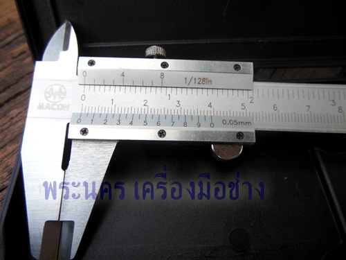 เวอร์เนีย MACOH 6"x1/128in, 150x0.05mm