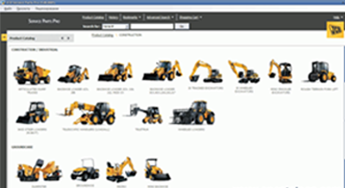 ขาย คู่มือ JCB servic partpro 2012