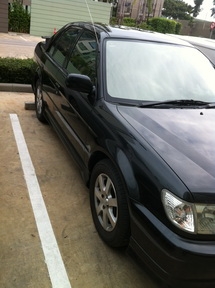 ขายรถ Toyota Soluna sporty สีดำ ปี 2002