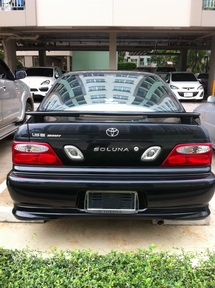ขายรถ Toyota Soluna sporty สีดำ ปี 2002