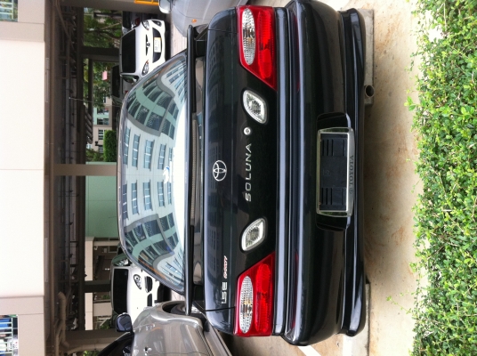 ขายรถ Toyota Soluna sporty สีดำ ปี 2002