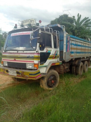 MITSU FUSO FN527คุณหลง MA 2 เพลาดั้มมิเนียม เพาเวอร์ เบรคทิฟฟี่ พร้อมชุดลากพ่วง ซีเรียล 2 พันก่า