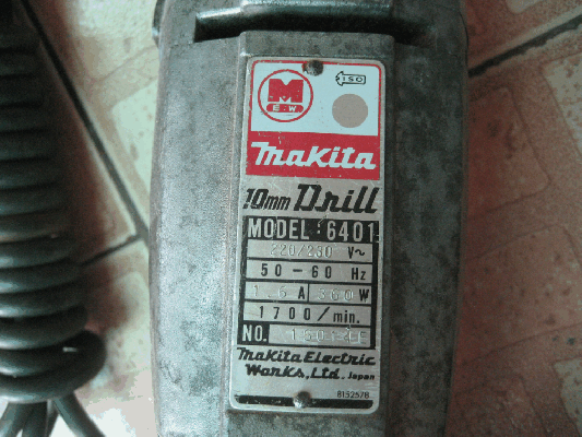 ขายด่วน สว่าน Makita  6401 360W แท้100\%