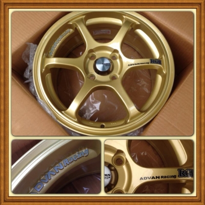 ขายแม็กใหม่100\% Advan RG2 ขอบ15 4รู100 ราคา 9,000 บาทถูกๆๆๆ