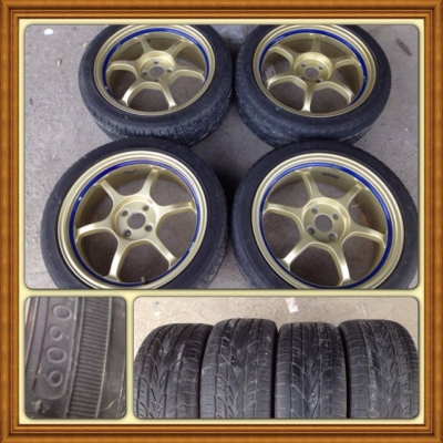 ขายแม็กมือ2ลาย RG1 ขอบ17 4รู100+ยาง ราคา9,900 บาทถูก