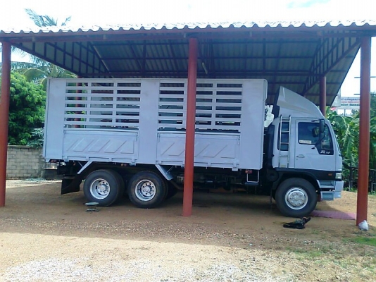 ขาย..สิบล้อ HINO FL1J รถปี 48 มีกระบะเหล็กแบบดั้มได้ รถสวย มีแอร์ มีทะเบียนครบ.