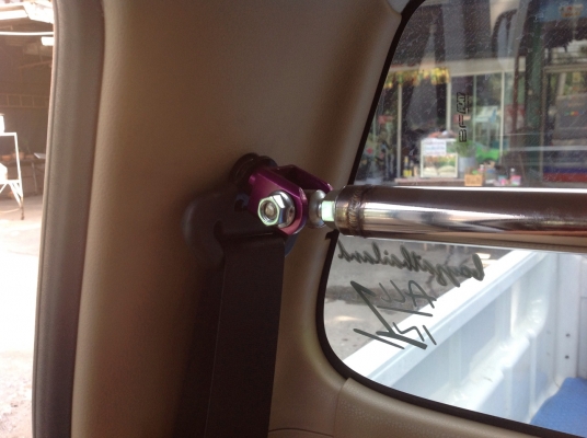 ขายและรับติดตั้งค้ำเสาC สเเตนเลส ค้ำในห้องโดยสารรถยนต์ข ใส่รถเก๋งรถกระบะและรถทุกรุ่น งาน noname racing bar