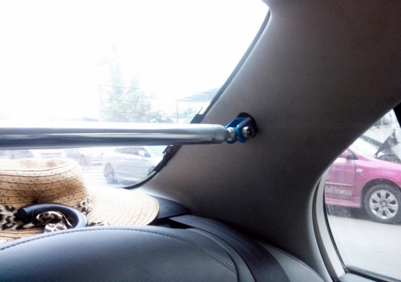 ขายและรับติดตั้งค้ำเสาC สเเตนเลส ค้ำในห้องโดยสารรถยนต์ข ใส่รถเก๋งรถกระบะและรถทุกรุ่น งาน noname racing bar