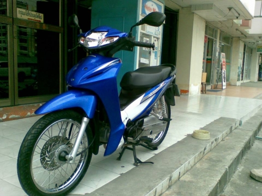 ขายถูก New Wave 110 i รุ่นใหม่ล่าสุด ปี 2555 สีน้ำเงิน ขาว