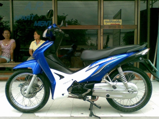 ขายถูก New Wave 110 i รุ่นใหม่ล่าสุด ปี 2555 สีน้ำเงิน ขาว