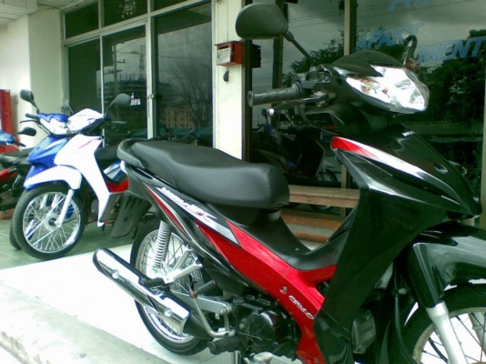 ขายถูกๆ New Wave 110 i สีดำแดง ปี 2555 รถสวยเล่มทะเบียนพร้อม