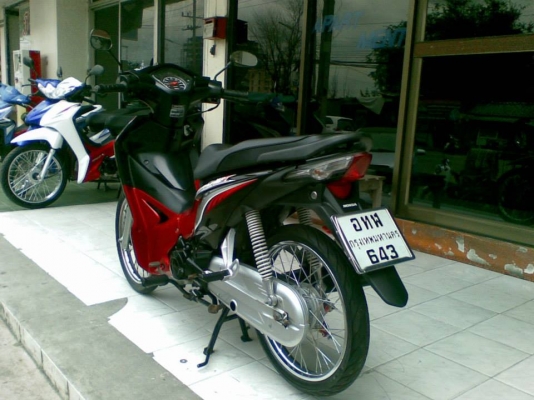 ขายถูกๆ New Wave 110 i สีดำแดง ปี 2555 รถสวยเล่มทะเบียนพร้อม