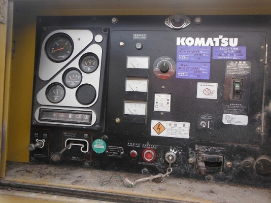 เครื่องปั่นไฟขนาด 35kVA KOMATSU EG35BS-1 (Denyo เป็นผู้ผลิต) นำเข้าจากญี่ปุ่น สวยไม่แพงครับ