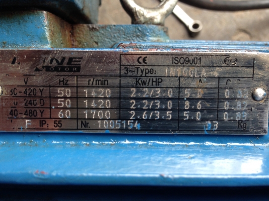 ขายมอเตอร์เกียร์ cyclo drive มอเตอร์ 3 HP. 1400 RPM. อัตราทด 1:17 สภาพดี พร้อมใช้งาน มีทั้งหมด 8 ตัว