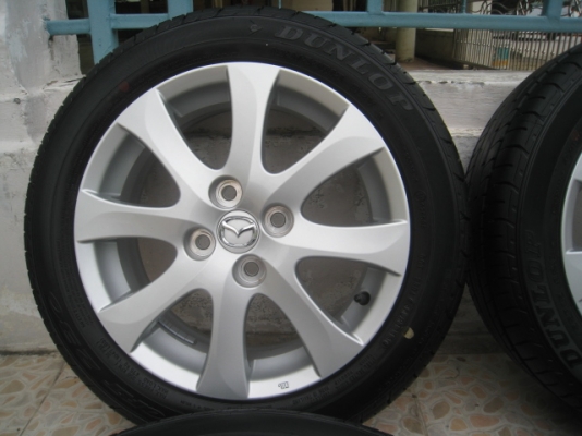 ขายล้อแม็ก Mazda2 ป้ายแดง 15"x6" et45 4รู100 + ยางปี 1313 สนใจติดต่อเล็กคลองสามครับ (081-3747940)