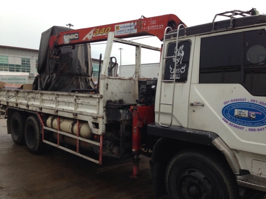 ขายรถบรรทุก 10 ล้อ เครน (NGV)