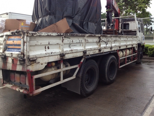 ขายรถบรรทุก 10 ล้อ เครน (NGV)