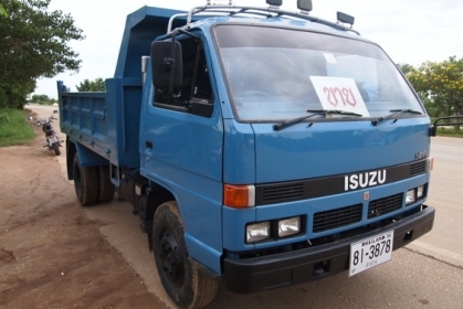 ขาย รถบรรทุก 6 ล้อ ดั้มพ์ ISUZU NPR 115 แรง รถห้างแท้ ปี37
