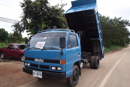 ขาย รถบรรทุก 6 ล้อ ดั้มพ์ ISUZU NPR 115 แรง รถห้างแท้ ปี37