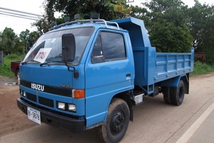 ขาย รถบรรทุก 6 ล้อ ดั้มพ์ ISUZU NPR 115 แรง รถห้างแท้ ปี37