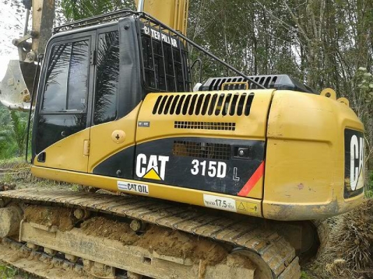 แบคโฮ CAT 315 Dกระบอกดำ ใช้งาน8376 ช.มรถทำงานอยู่