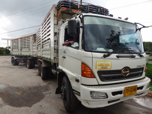 ขายด่วน  รถสิบล้อสองเพลาดัมพ์  พ่วง  แม่-ลูก  HINO  MEGA  260  สภาพเดิมๆ  พร้อมใช้งานทันที