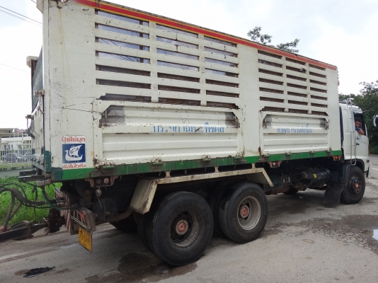 ขายด่วน  รถสิบล้อสองเพลาดัมพ์  พ่วง  แม่-ลูก  HINO  MEGA  260  สภาพเดิมๆ  พร้อมใช้งานทันที