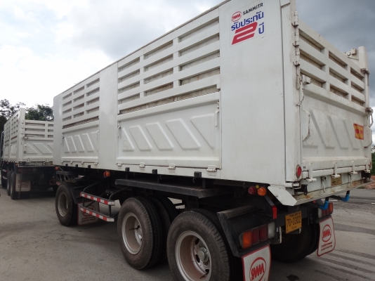 ขายดาวน์   รถสิบล้อสองเพลาดัมพ์  พ่วง แม่-ลูก  ปี56  ISUZU  360  ลูก3เพลา กระบะสามมิตร  รถวิ่งแค่   9500  กิโลเมตร  สภาพป้ายแดง