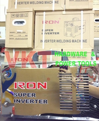 IRON เครื่องเชื่อม Inverter IRON รุ่น MMA200 (200 แอมป์) ตู้เบา