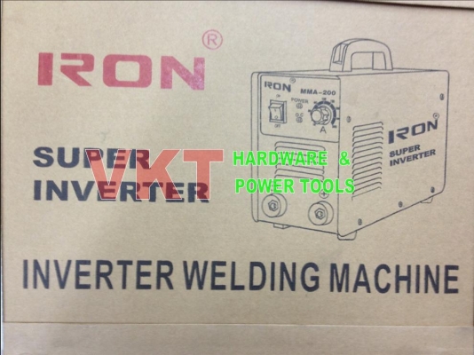 IRON เครื่องเชื่อม Inverter IRON รุ่น MMA200 (200 แอมป์) ตู้เบา