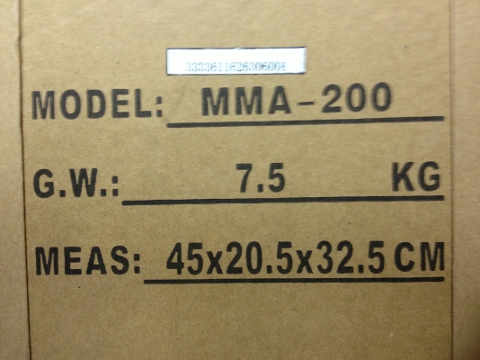 IRON เครื่องเชื่อม Inverter IRON รุ่น MMA200 (200 แอมป์) ตู้เบา