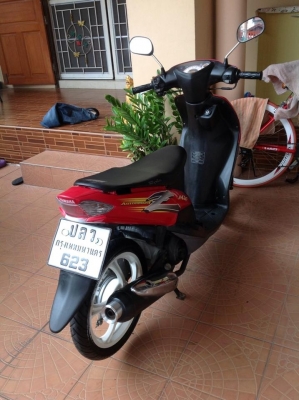 ขายมอเตอร์ไซด์ Mio 110 cc สีแดง ใช่น้อยรถเดิมๆ ล้อแม๊กซ์แท้ศุนย์
