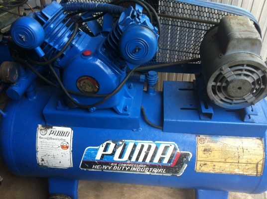 ขายปั๊มลม PUMA 1HP 92 ลิตร สภาพสวย พร้อมใช้ครับ จัดส่งได้ครับ