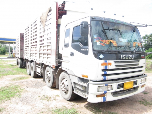 ขาย ISUZU GIGA 320 กับ 360 แรงม้า รถพ่วง/แม่-ลูก/คอกเกษตร/ 24 ล้อ/คานหน้าคู่ /ไม่ดั๊ม/แก๊ส 10 ลูก/รถใช้งานมา 2 ปี รุ่นเดียวกันมีอยู่ 4 คัน