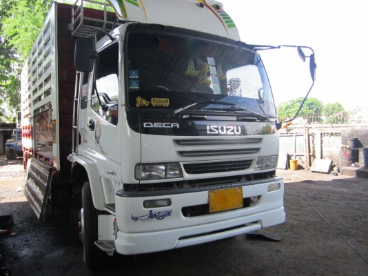 ขาย ISUZU DECA 320 แรงม้า รถพ่วง/รถห้างแท้/แม่ลูกพ่วง/ลูก 3 คาน/คอเกษตร/คานหน้าคู่ /ไม่ดั๊ม/แก๊ส 8 ลูก/รถจดทะเบียนปี 49