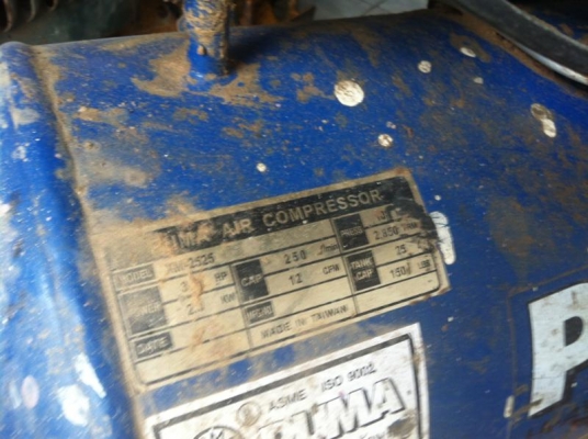 ขายปั๊มลม PUMA  25 ลิตร ใช้งานปกติ จัดส่งได้ทั่วประเทศครับ