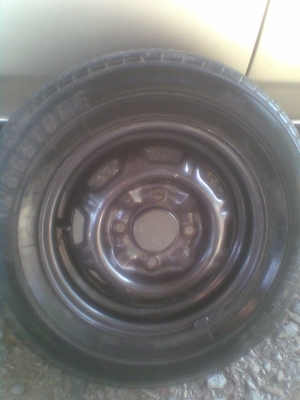 ขาย กะทะเดิม13 4/114 พร้อมยาง bridgestone 4วง