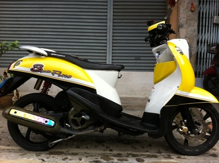 yamaha fino ปี53 ล้อแม๊ก ยางใหม่