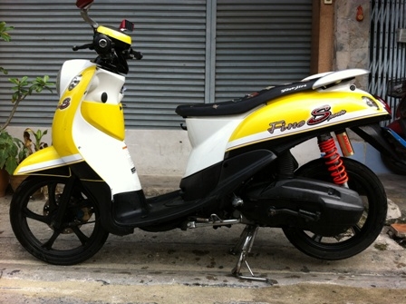 yamaha fino ปี53 ล้อแม๊ก ยางใหม่