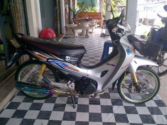 ด่วน!เวฟ125R กุญแจใหญ่ แต่งสวย ปี48 รถเครื่องเดิมแน่นๆ พร้อมใช้ ทะเบียน+เอกสารโอน ภาษีไม่หมด 088-2197709