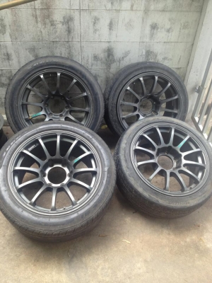 ขายล้อADVAN RS ขอบ17 8.5-9.5 ถูกๆ ล้อเปล่า8000 นะครับ
