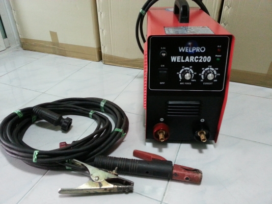 เครื่องเชื่อมอินเวอร์เตอร์WELPRO ขนาด200A พร้อมใช้งานครับ