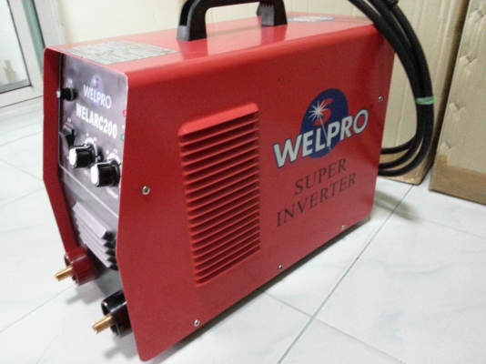 เครื่องเชื่อมอินเวอร์เตอร์WELPRO ขนาด200A พร้อมใช้งานครับ