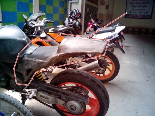 ขาย แฟริ้งท้าย cbr1000 ราคา 2000 พร้อมส่ง