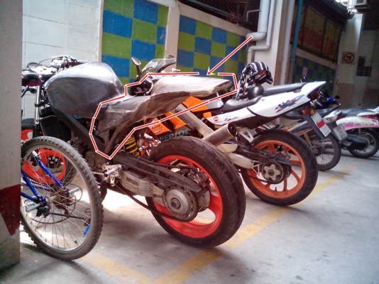 ขาย แฟริ้งท้าย cbr1000 ราคา 2000 พร้อมส่ง