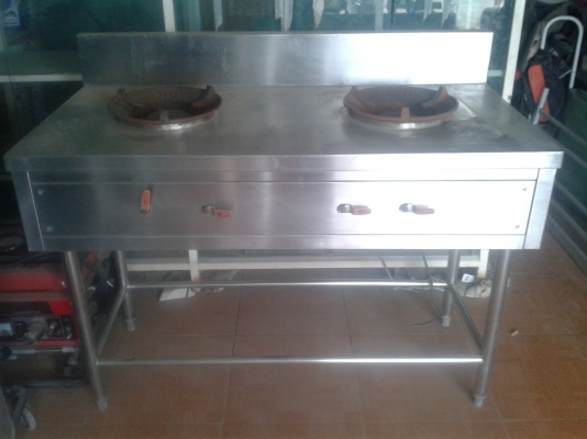 ขายเตาแก็สสแตนเลส สองหัว