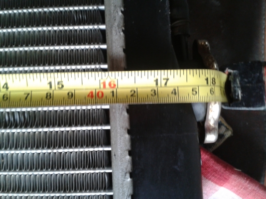 หม้อน้ำอลูมิเนียม  พร้อมพัดลม...